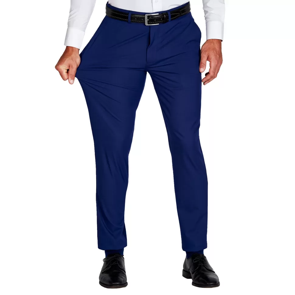 State and Liberty Athletic Fit Stretch Suit Pants - Solid Royal Blue