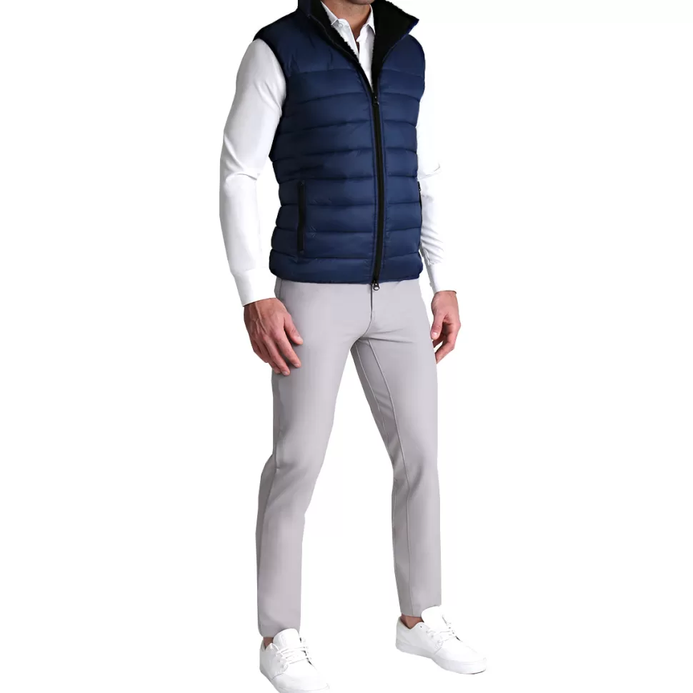 State and Liberty Down Puffer Vest - Navy