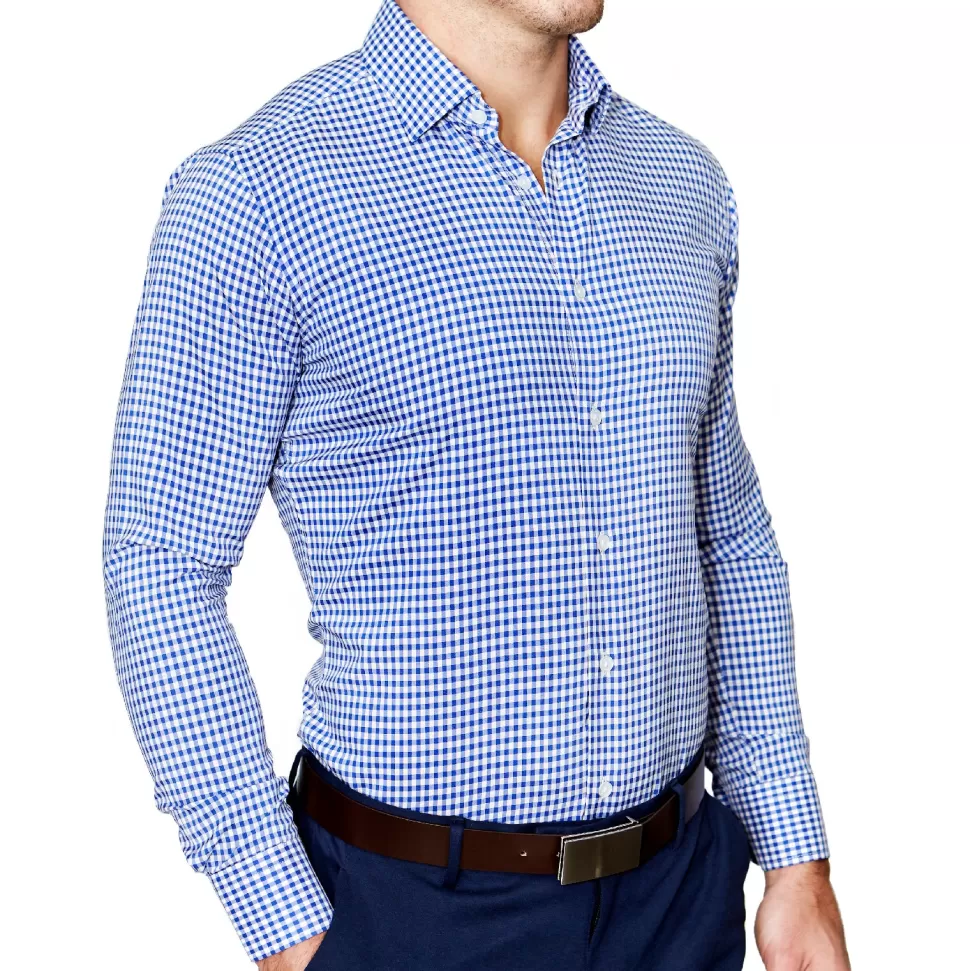 State and Liberty "The Bonino" Blue Gingham