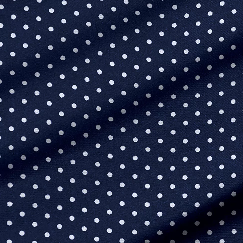 State and Liberty "The Boylston" Navy with White Polka Dots