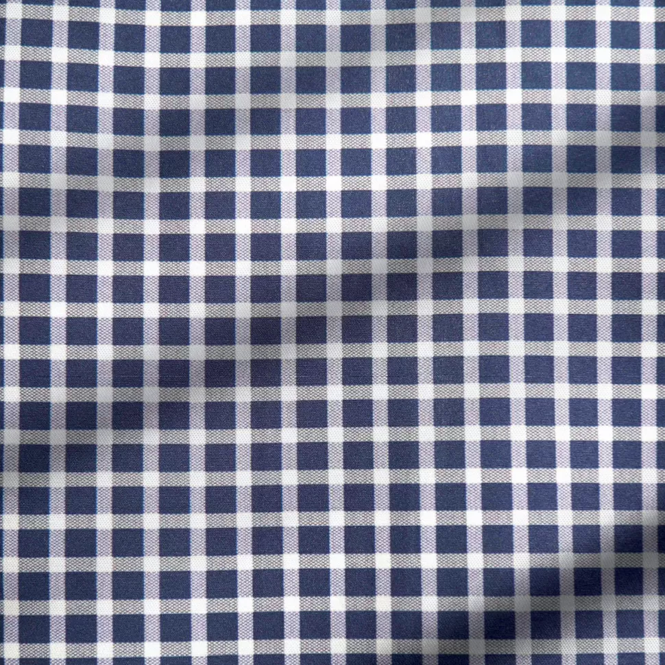 State and Liberty "The Callahan" Blue and White Mini Plaid