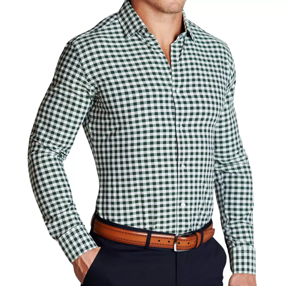 State and Liberty "The Fuller" Forest Green and Black Check