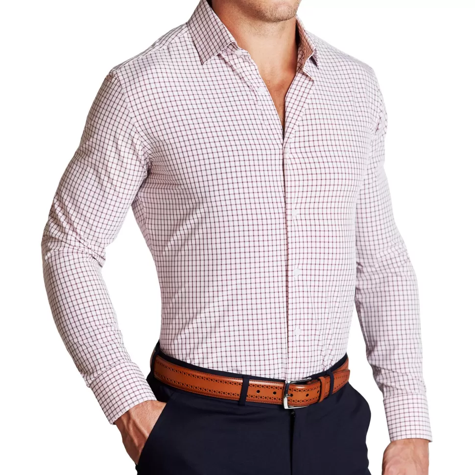 State and Liberty "The Maurice" Maroon Windowpane